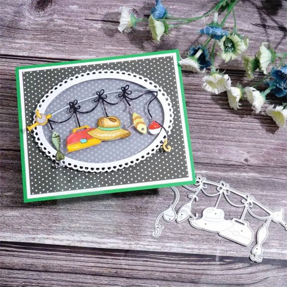 Troqueles metálicos para scrapbooking: copo de nieve, flor y hoja