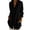 Black., variant on Women's Long Sleeve V Neck Button Down Shirt, Tunic Blouse to Wear with Leggings, Casual Layering Top