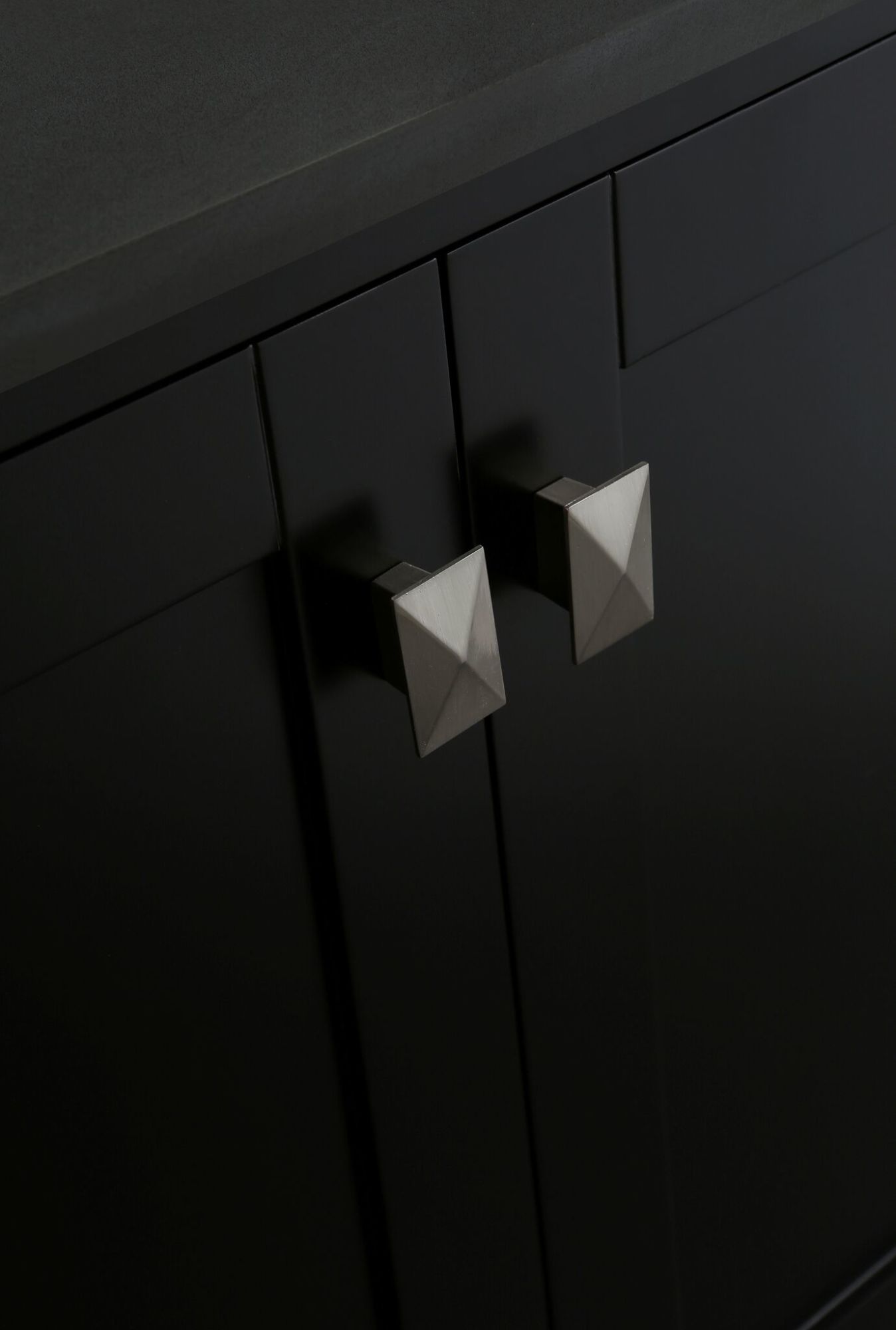 Design Element London 48" Single Sink Bathroom Vanity Set in Espresso with Gray Quartz Top