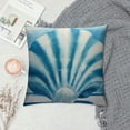 thumbnail image 2 of Nawypu Beach Pillow Covers Nautical Furniture Teal Seashell Starfish Throw Pillow Cover Couch Sofa Vintage Conch Shell Coastal Decorative Pillowcase Cushion for Beachy Outdoor Patio Home Decor, 2 of 5