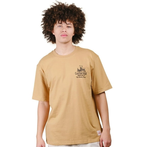 Brooklyn Cloth Premium Heavy Weight Industrial Tee, Workwear Shirt, Curry, Small