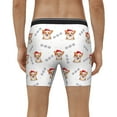 thumbnail image 4 of Rateoe Corgi With Santa Claus Hat Print Men’s Underwear Boxer Briefs Soft Comfortable Underwear Boxer Briefs, Long Leg Briefs,Anti-chafing Boxer Briefs, 4 of 7