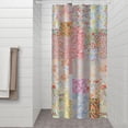 thumbnail image 2 of Pioneer Flower Floral Print Pattern Shower Curtain 36"x72" ,Bathroom Decorative Shower Curtains Set with 12 Hooks,Modern Waterproof Washable Shower Curtain, 2 of 6