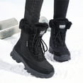 thumbnail image 4 of YOURDIARY Women Winter Snow Boots Ladies Warm Fur Lined Ankle Booties Outdoor Water Resistant Furry Shoes, 4 of 8