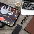 thumbnail image 4 of Richen 11 11.6 12 12.5 13 Pulgadas Laptop/Chromebook/Notebook Pc Messenger Bag Tablet Estuche De Viaje Funda Con Asa De Neopreno Con Correa Para El Hombro (Pereza De 11-13.3 Pulgadas), 4 of 5