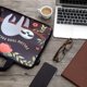 thumbnail image 4 of Richen 11 11.6 12 12.5 13 Pulgadas Laptop/Chromebook/Notebook Pc Messenger Bag Tablet Estuche De Viaje Funda Con Asa De Neopreno Con Correa Para El Hombro (Pereza De 11-13.3 Pulgadas), 4 of 5