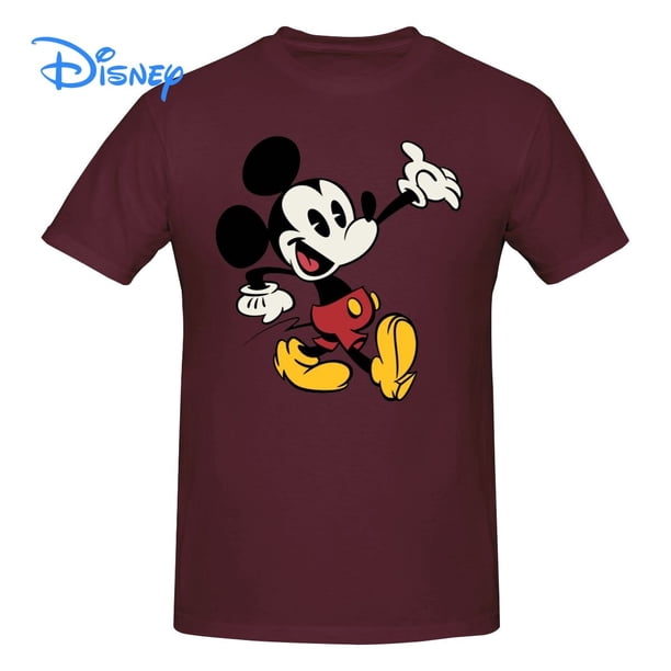 Disney Mickey Mouse Cartoon Creative T shirt Harajuku Short Sleeve T-shirt 100% Cotton Graphics Tshirt Brands Tee TopXXL Gao Jinjia LED
