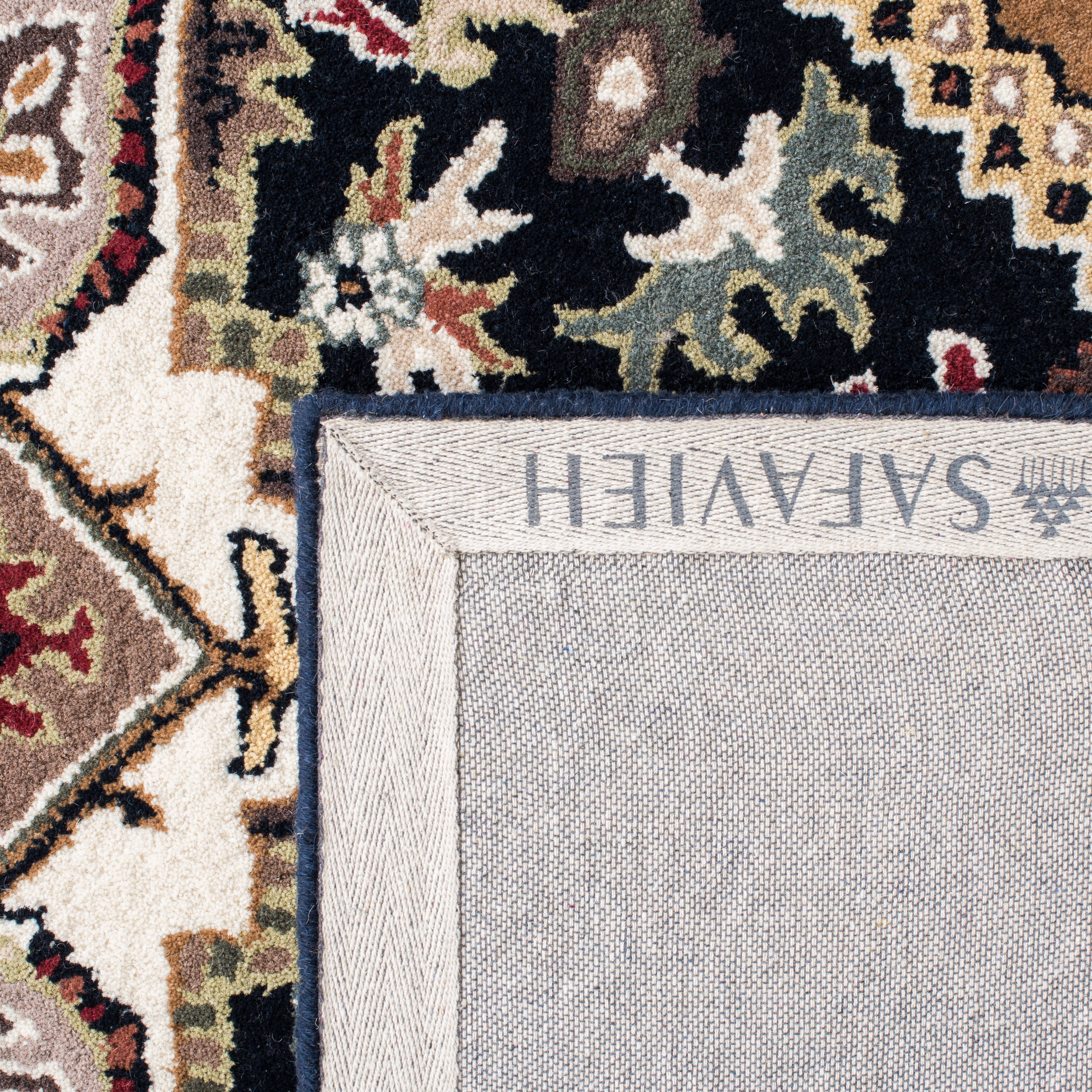 Safavieh Heritage York Oriental Wool Runner Rug, Navy/Brown, 2'3" x 8'