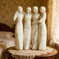thumbnail image 2 of Hand-Painted Sisters Resin Figurine - Friendship Statue for Women, Perfect Sister Birthday Gifts & Friendship Day Presents, Decor for Desk Bedside Living Room (Four Sisters), 2 of 7