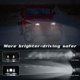 thumbnail image 3 of 4x6 pulgadas 150W LED faro Hi-Lo rojo DRL haz sellado para coche camión SUV Ndcxsfigh Accesorios para autos y motos, 3 of 8