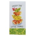 thumbnail image 2 of Set of 2 ENJOY THE LITTLE THINGS Zesty Citrus Kitchen Towels by Kay Dee Designs, 2 of 2