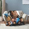 thumbnail image 5 of Blanket Nicolas Cage Soft and Comfortable Wool Fleece Throw Blankets Gift for Home Decoration Sofa Office car Camping Yoga Travel Home Decoration Cozy Plush Beach, 5 of 6