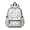 White Cartoon Dinosaurs Sweets Rainbows, variant on Green Dinosaurs MultiShapes Pattern Cute School Backpack with Padded Back and Adjustable Shoulder Straps 13.4"x11"x4.7"
