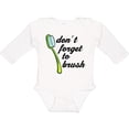 thumbnail image 3 of Inktastic Dentist Toothbrush Dental Hygienist Boys or Girls Long Sleeve Baby Bodysuit, 3 of 5