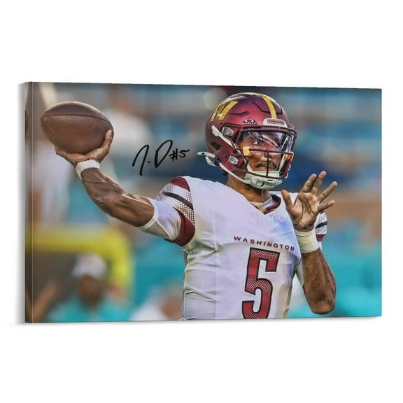 Jayden Daniels Canvas Poster Art Poster Canvas Painting Decor Wall Print Photo Gifts Home Modern Decorative Posters 24x36inch(60x90cm)