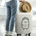 thumbnail image 3 of Travel Luggage Cover Suitcase Protector Fits 18-32 Inch Luggage Wheel Covers Patterned Travel Related Items Flower Luggage Protector Elastic Luggage Anti-scratch Suitcase Cover XL, 3 of 6