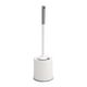 thumbnail image 2 of Fiudx Juego de Escobilla de Baño, Diseño Moderno Blanco, Base de Almacenamiento Compacta y Práctica, Cerdas de Limpieza Profunda de 360°, Esencial para El Baño, Fácil de Instalar, Tamaño 13 X 13 X 47, 2 of 6