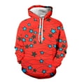 thumbnail image 3 of WILLBEST Sudaderas Deportivas Hombre Hombres Viento Africano Manga Larga Estampados Cálido Sudadera con Capucha Pulóver Tops Sudor XXXGrande, 3 of 3