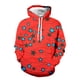 thumbnail image 3 of WILLBEST Sudaderas Deportivas Hombre Hombres Viento Africano Manga Larga Estampados Cálido Sudadera con Capucha Pulóver Tops Sudor Chica, 3 of 3