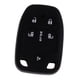 thumbnail image 1 of Funda de silicona para llavero de coche de gran rendimiento con 6 botones Negro, 1 of 7