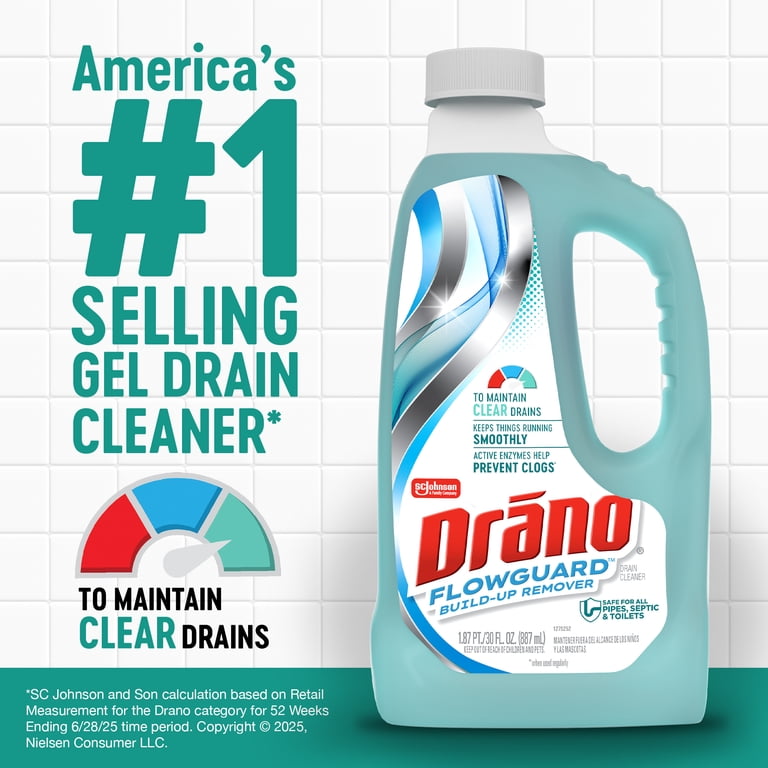 Drano FlowGuard Build-Up Remover, 30 Fl Oz photo 3