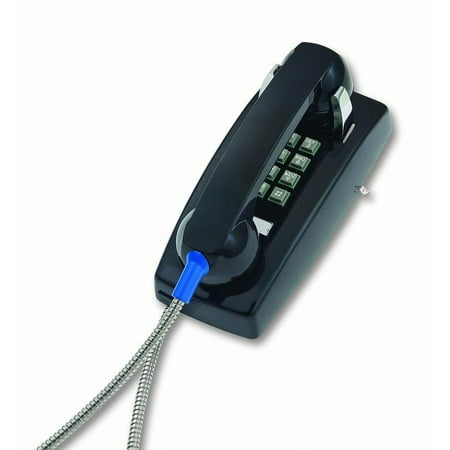 Cortelco 255400AHC20M Wall Corded Phone with Metal Cradle ITT2554AHCBK