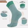 thumbnail image 4 of 3 Pairs Grip Pilates Socks Non-Slip Yoga Socks for Women Pilates, Pure Barre, Barefoot Workout, Pregnancy, Hospital, 4 of 5