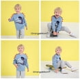 thumbnail image 2 of 6t6Spring ropa para niños ropa de animales de dibujos animados impresos 2-8y bebé niños sudadera de dinosaurio ropa de manga larga tops esquí esquí Gafas de esquí, 2 of 5