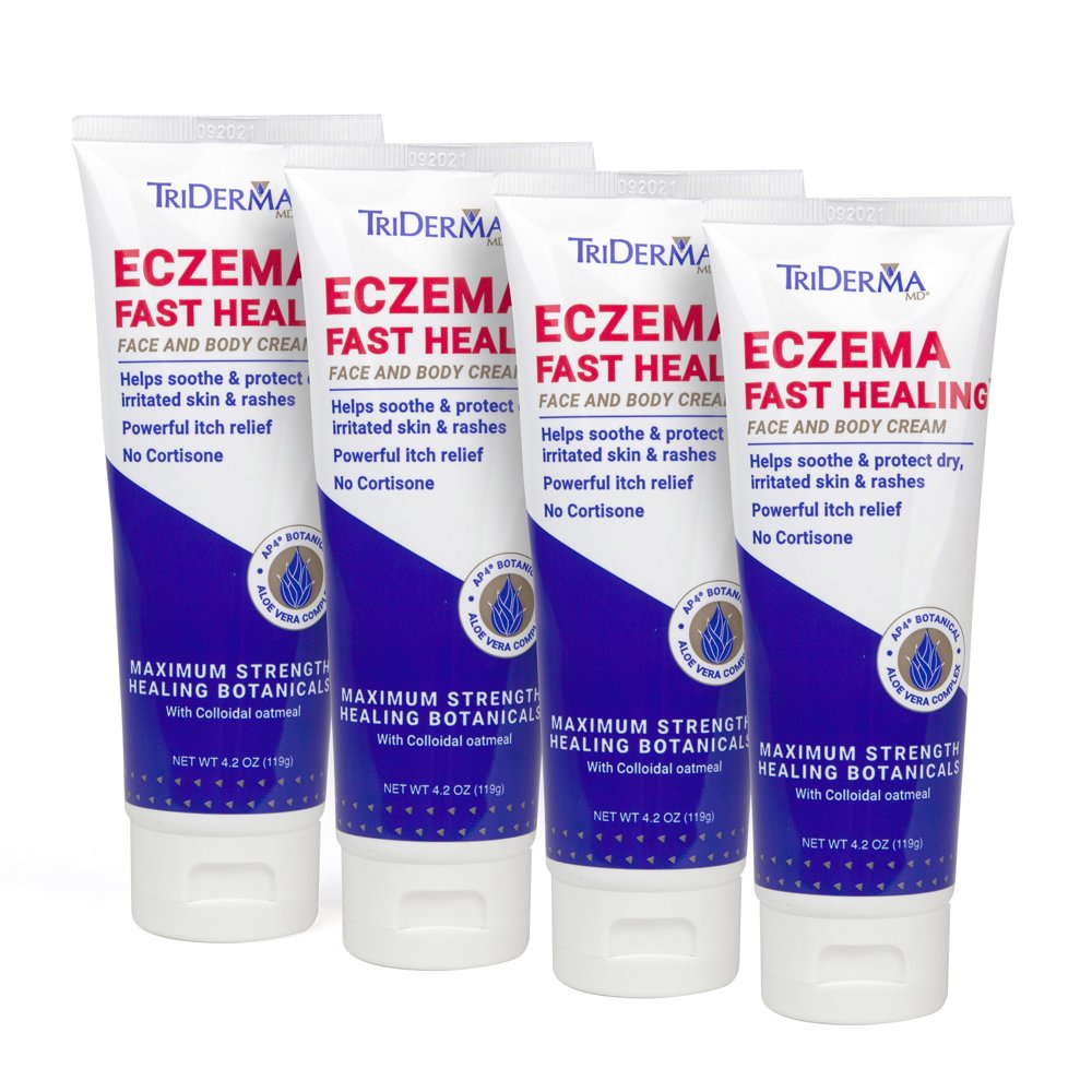 TriDerma Eczema Fast Healing cream Value 4Pack