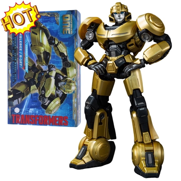 Transformers Toys Bumblebee (B-127) Action Figures,No Converting Transformers One Bumblebee Model Kit, Birthday Gift for Ages 8+ Boys Girls
