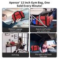 thumbnail image 3 of Small Gym Bag Carry On Bag - 12 in Mini Duffle Bag Lightweight for Overnight Travel（Red), 3 of 7