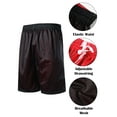 thumbnail image 4 of Hanerdun Men Gym Shorts Male Double-Sided Basketball Pants Dark Blue/ White L, 4 of 5