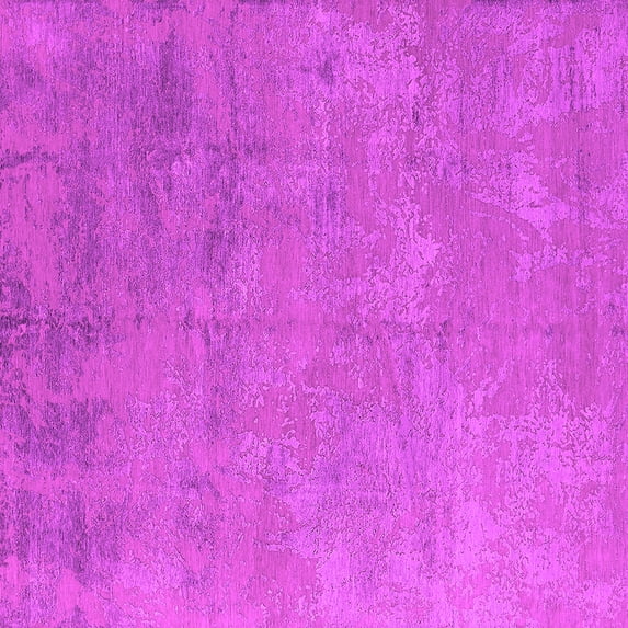 Ahgly Company Indoor Square Oriental Pink Industrial Area Rugs, 8' Square