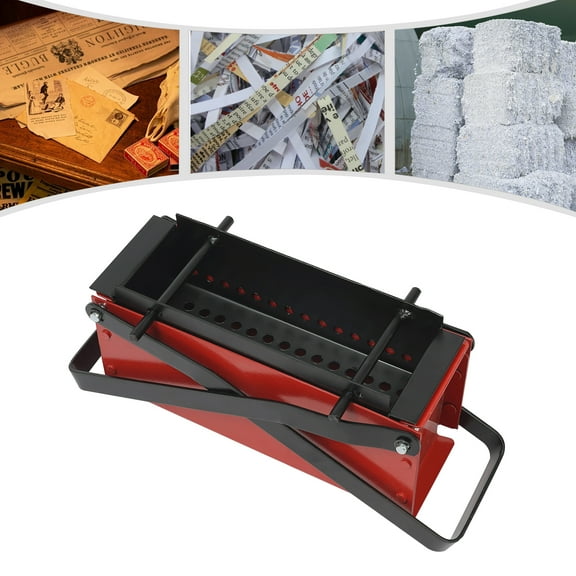 25.6*8.2*12.6cm Newspaper Briquette Maker Free-standing Brick Maker Carbon Steel Waste Paper Brick Maker