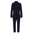 thumbnail image 5 of HomeGardon Lounge Sets for Women Clearance! Women's Fashion Fall 2 Piece Pant Suit Dressy Long Sleeve Blazer and Slim Fit Pants Set Business Outfits, Lapel Collar Casual Blazer Pant Suit Set for Work, 5 of 6