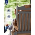thumbnail image 5 of WINSOON Outdoor Rocking Chair, Poly Lumber Patio Rocker Chair with High Back Set Of 4 (Gray), 5 of 7