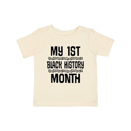 

Inktastic My 1st Black History Month Gift Baby Boy or Baby Girl T-Shirt