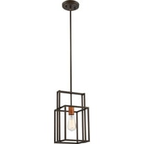 60/5855-Nuvo Lighting-Lake-One Light Mini-Pendant-8.13 Inches Wide by 51.88 Inches High-Bronze/Copper Finish