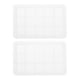 thumbnail image 1 of GOOHOCHY 2 piezas de silicona cubo de hielo bandeja de hielo Bandejas de hielo de fácil liberación para bebidas para bebidas, 1 of 7