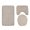 Camel, variant on Joernso 1 Set Cobblestone Pattern Toilet Lid Cover Super Soft Polyester Foldable Anti-skid Bath Mat for Home