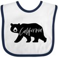 thumbnail image 3 of Inktastic California Black Bear Silhouette Boys or Girls Baby Bib, 3 of 4