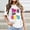 White, variant on Graphic Tees for Women T-Shirts Women's Summer Casual Printed Short Sleeved Crew Neck T Shirt end start# s# blend soft breathable comfort for all-day wear#e s# graphic print a stylish Black M
