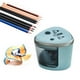 thumbnail image 5 of Sacapuntas, Sacapuntas Eléctrico Seguro De Usar Orificios Dobles Ampliamente Utilizado Durable Eficiente Para El Aula Escuela Para Niños, 5 of 8