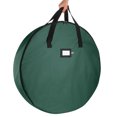thumbnail image 7 of Premium Holiday Christmas Wreath Storage Bag 36” - Dual Zippered Storage Container & Durable Handles, Protect Artificial Wreaths - Holiday Xmas Bag Made of Tear Proof 600D Oxford - 5 Year Warranty, 7 of 7