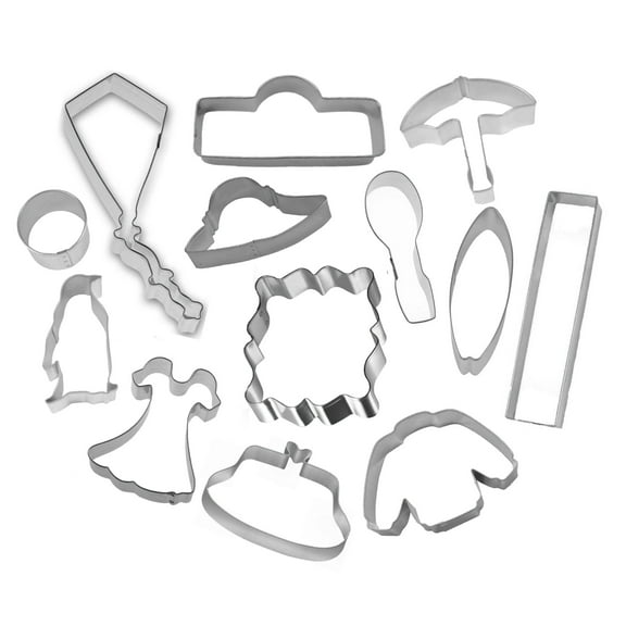 Mary Poppins 13 Piece Cookie Cutter Set - The Cookie Cutter Shop - Tin Plate Steel