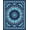 Blue, Pattern 3, variant on ODIKA 2x3 Machine Washable Non-Slip Area Rug, Paisley Damask Design with Scrollwork Flourishes High Traffic Rug, Blue, 451317