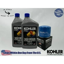 Cyclemax Kohler Pro SAE 10W50 300 Hr Ext Life Synthetic Oil Kit for Lawnmowers