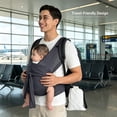 thumbnail image 5 of Adjustable Baby Wrap Carrier Cooling Air-Mesh, Easy to Wear Baby Carrier Sling, Baby Carriers Newborn to Toddler 8-35lbs, 5 of 5