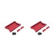 thumbnail image 4 of Tholdsy 1 Juego de piezas de repuesto de coche RC, accesorio de metal, práctico y práctico amortiguador RC, accesorios de coche RC reparables Rojo 2piezas, 4 of 6