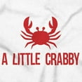 thumbnail image 2 of A Little Crabby Cranky Beach Lover Romper Boys or Girls Infant Baby Brisco Brands 6M, 2 of 6